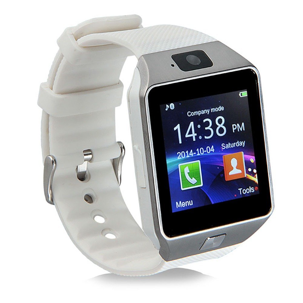 Padgene DZ09 Bluetooth Smart Watch with Camera for Samsung S5 / Note 2 / 3 / 4, Nexus 6, Htc, Sony and Other Android Smartphones, White