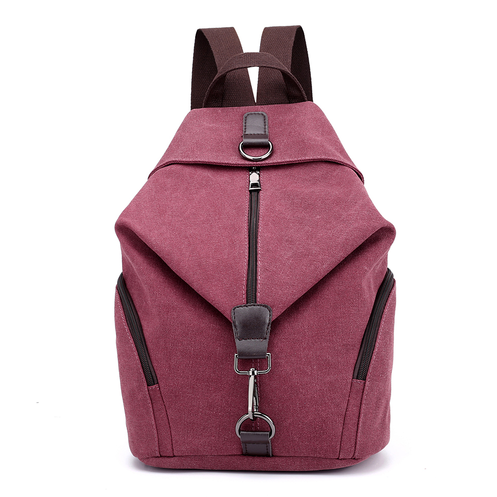 Padgene Mochila de Lona para Mujer, Bolsa De Viaje De Gran Capacidad Informal De La Vendimia Bolso Mochila Mujer Casual Para Vacaciones Viajes Senderismo Camping